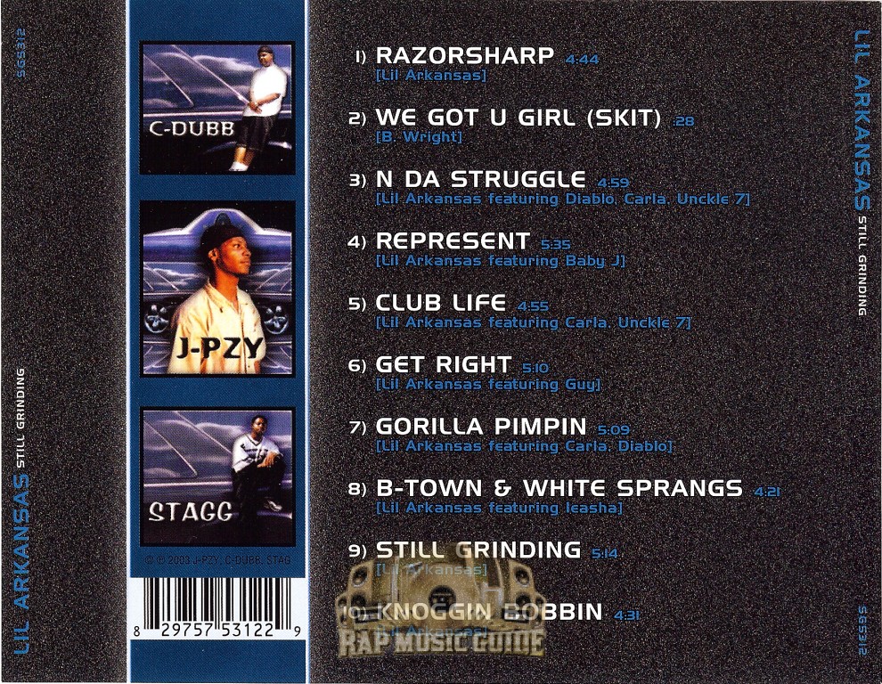 Lil Arkansas Still Grinding CD Rap Music Guide